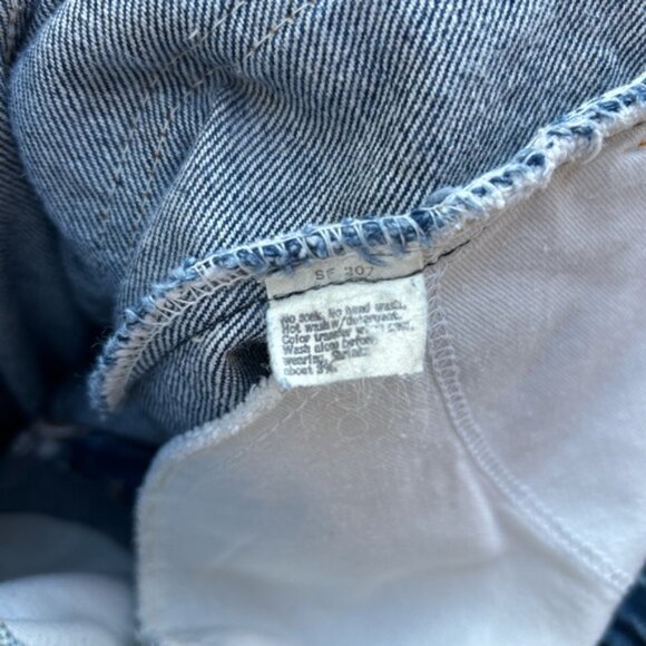 Vintage 1980s Levi’s 646 Orange Tab Jeans Talon 42 Zipper 34x30 - Picture 4 of 8